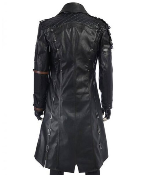 Playerunknown’s Battlegrounds Black Leather Coat - Image 3
