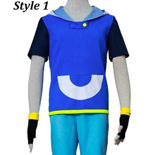 Ash Ketchum Pokemon Cotton Blue Vest