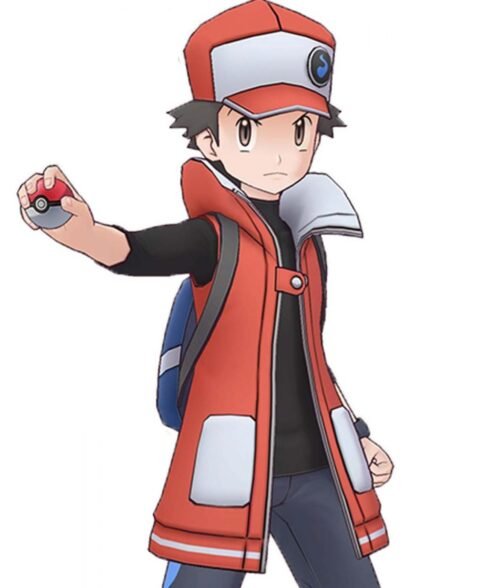 Pokemon Red Masters Long Leather Vest - Image 4