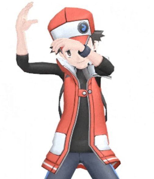 Pokemon Red Masters Long Leather Vest - Image 9