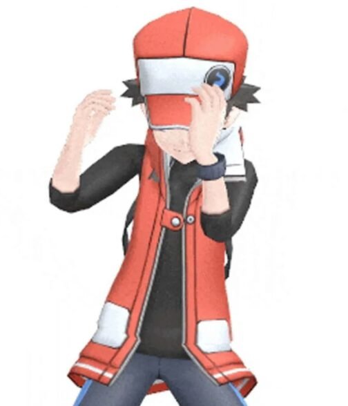 Pokemon Red Masters Long Leather Vest - Image 11
