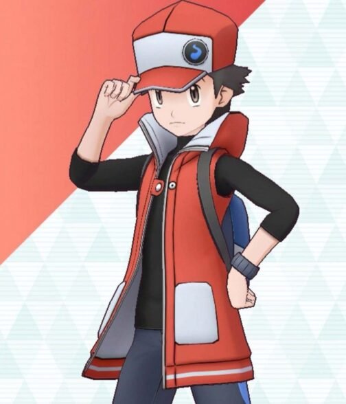 Pokemon Red Masters Long Leather Vest - Image 2