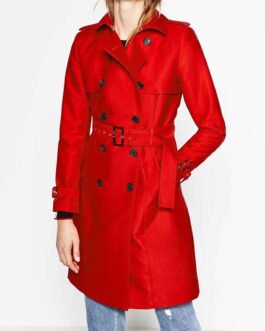 Riverdale Tiera Skovbye Red Coat