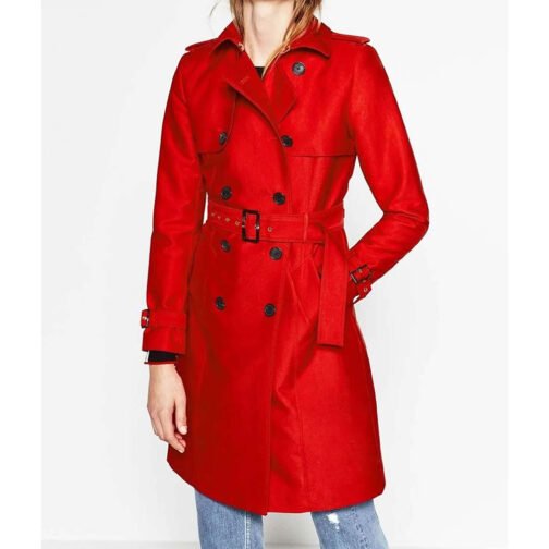 Riverdale Tiera Skovbye Red Coat