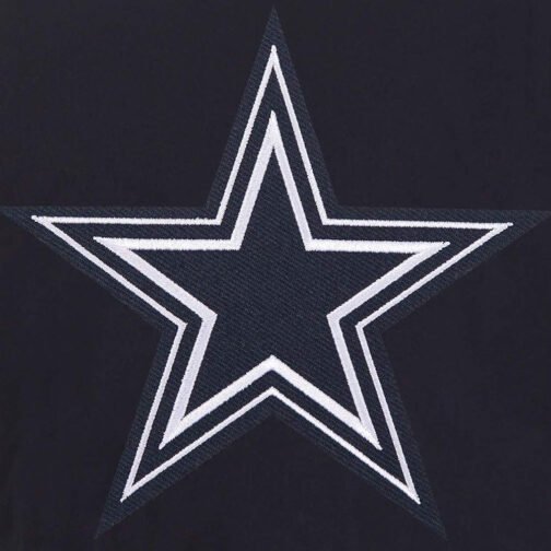 Navy Dallas Cowboys Poly Twill Jacket - Image 5