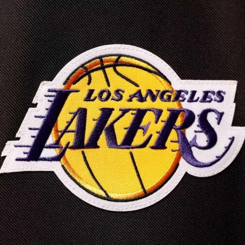 LA Lakers Poly-Twill Black Jacket - Image 4