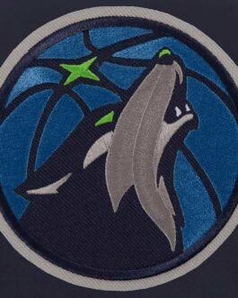 Poly-Twill Minnesota Timberwolves Navy Jacket