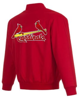 Poly-Twill St. Louis Cardinals Red Jacket