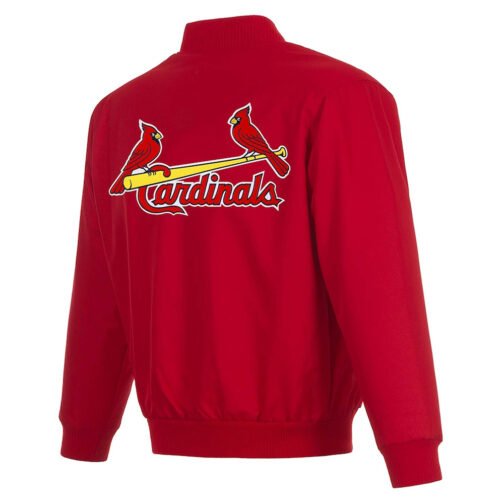 Poly-Twill St. Louis Cardinals Red Jacket - Image 2