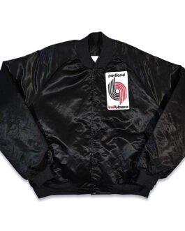 80’s Portland Trail Blazers Bomber Satin Jacket