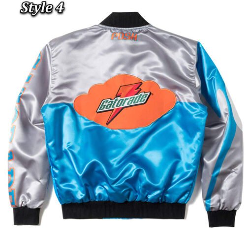 Gatorade Two Tone Varsity Satin Jacket - Image 10