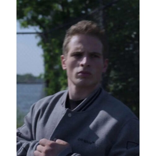 Power Book II Ghost Gianni Paolo Gray Varsity Jacket - Image 2