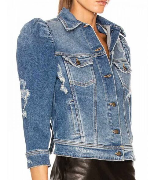 Power Book II Ghost S02 Latoya Tonodeo Blue Denim Jacket - Image 3