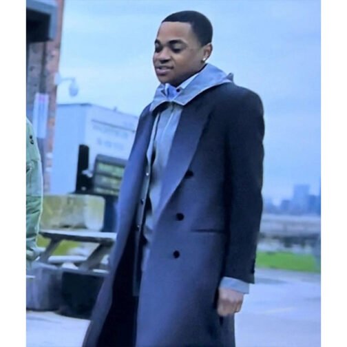 Power Book II S03 Michael Rainey Jr Trench Coat - Image 6