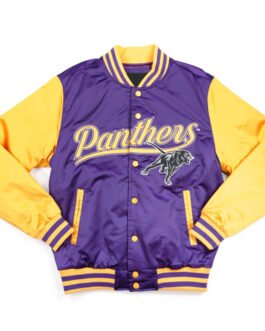 Prairie View A&M Purple and Gold Baseball Jacket