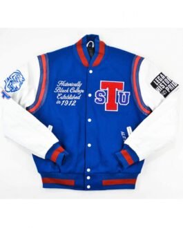 Tennessee State University Motto 2.0 Go Big Letterman Jacket