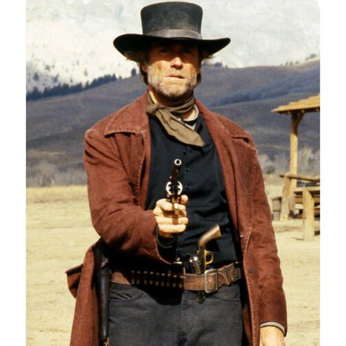 Clint Eastwood Pale Rider Trench Coat - Image 17