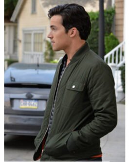 Pretty Little Liars S05 Ian Harding Green Jacket