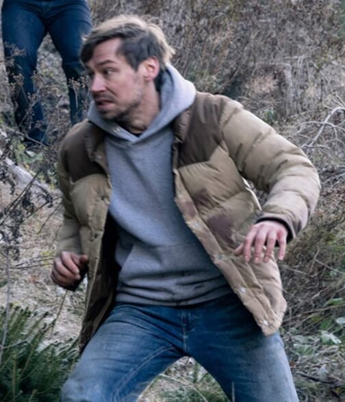 David Kross Prey Brown Jacket - Image 2