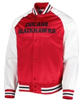 Chicago Blackhawks Prime Time Red/White Jacket