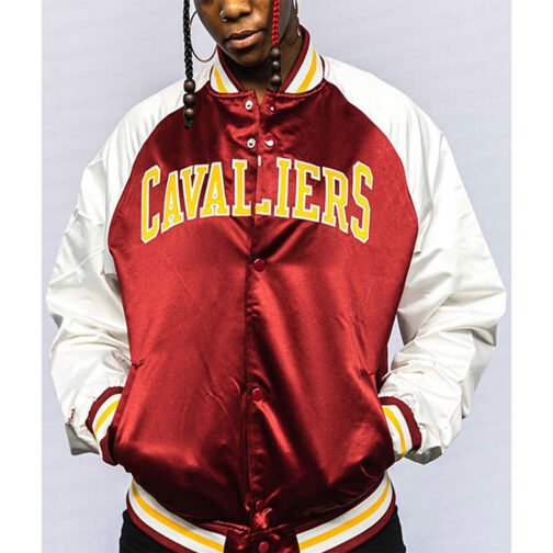 Cleveland Cavaliers Prime Time Satin Jacket - Image 4