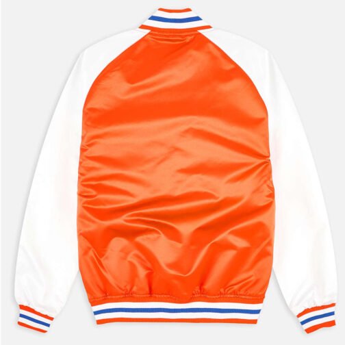Prime Time NY Knicks Orange and White Jacket - Image 2