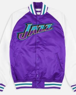 Purple/White Utah Jazz Prime Time Jacket