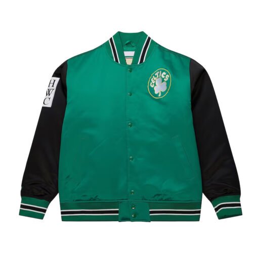 Primetime Boston Celtics Green and Black Jacket - Image 4