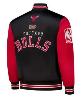 Primetime Chicago Bulls Black and Red Jacket