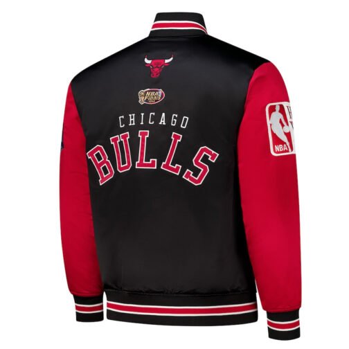 Primetime Chicago Bulls Black and Red Jacket - Image 2