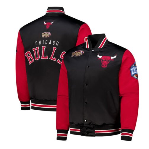 Primetime Chicago Bulls Black and Red Jacket - Image 3