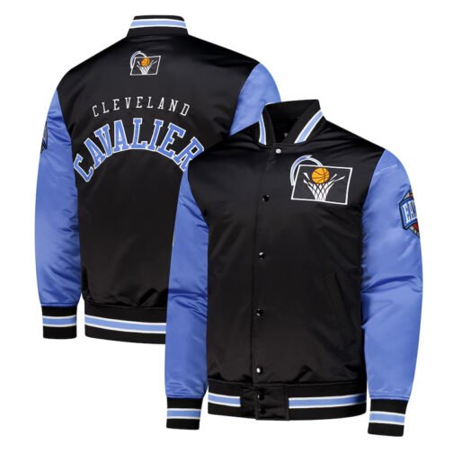 Primetime Cleveland Cavaliers Black and Blue Jacket - Image 3