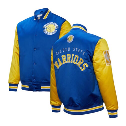 Primetime Golden State Warriors Royal and Gold Jacket - Image 3