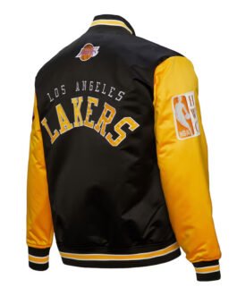 Primetime LA Lakers Black and Gold Jacket