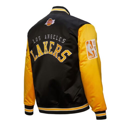 Primetime LA Lakers Black and Gold Jacket - Image 2