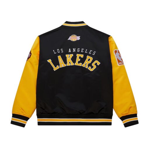 Primetime LA Lakers Black and Gold Jacket - Image 5