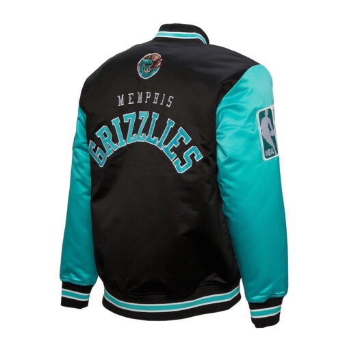 Primetime Memphis Grizzlies Black and Aqua Jacket - Image 2