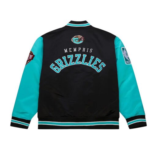 Primetime Memphis Grizzlies Black and Aqua Jacket - Image 4