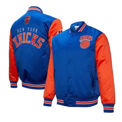 Primetime NY Knicks Royal and Orange Jacket - Image 3