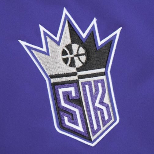 Primetime Sacramento Kings Purple and Black Jacket - Image 7
