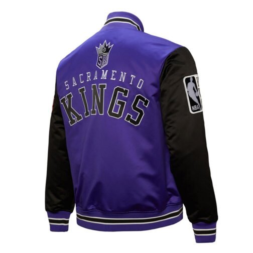 Primetime Sacramento Kings Purple and Black Jacket - Image 2