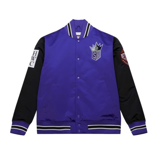 Primetime Sacramento Kings Purple and Black Jacket - Image 4