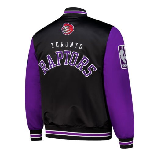 Primetime Toronto Raptors Black and Purple Jacket - Image 2