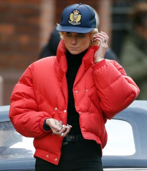 Puffer Princess Diana The Crown Jacket - Image 3
