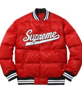 Men’s Varsity Puffy Satin Jacket