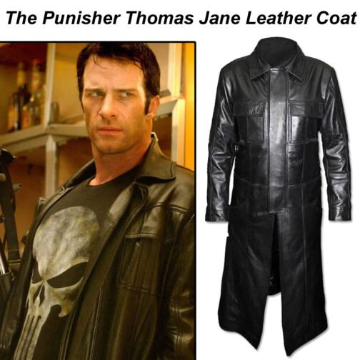 The Punisher Thomas Jane Leather Coat - Image 9