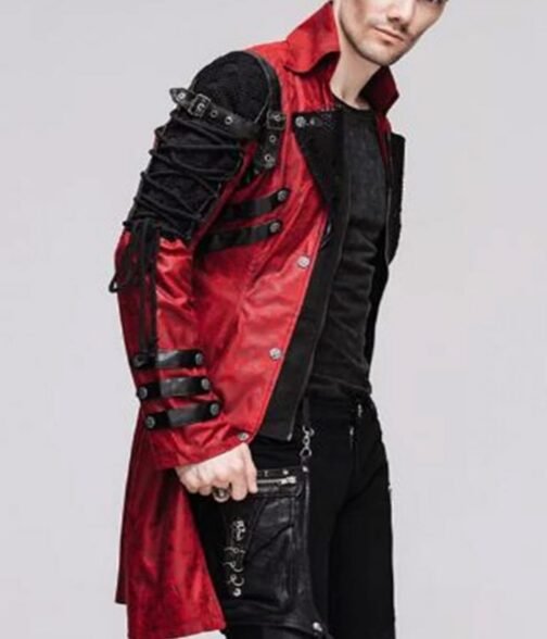 Cloud Devil Steampunk Gothic Coat - Image 5