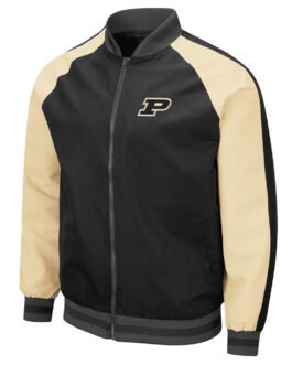 Colosseum Black Purdue Boilermakers Jacket