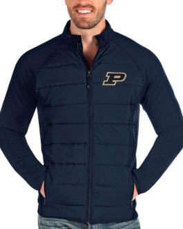 Purdue Boilermakers Black Puffer Jacket