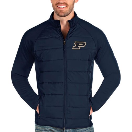 Purdue Boilermakers Black Puffer Jacket